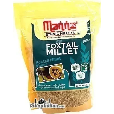 Manna Pearled Foxtail Millet - 1 kg (2.2 lbs bag)