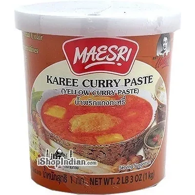 Maesri Yello Curry Paste - 1 kg (1 kg pack)