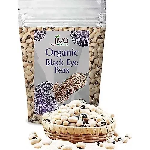 Jiva Organics Black Eye Beans - 2 lbs (2 lbs bag)