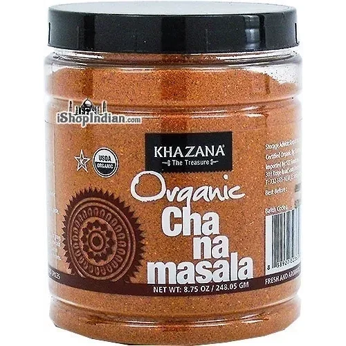 Khazana Organic Chana Masala (8.75 oz jar)