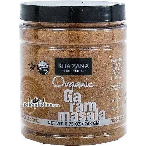 Khazana Organic Garam Masala (8.75 oz jar)