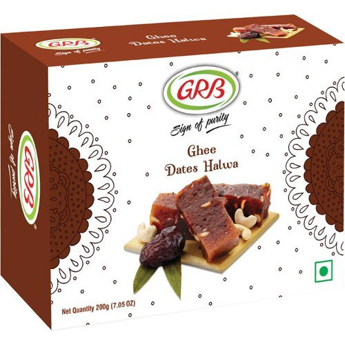 GRB Dates Halwa - Ghee (14.1 oz box)