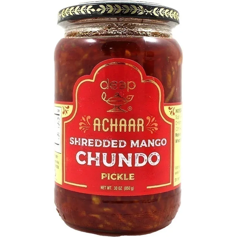 Deep Shredded Mango Pickle (Chundo) - 30 oz (30 oz bottle)