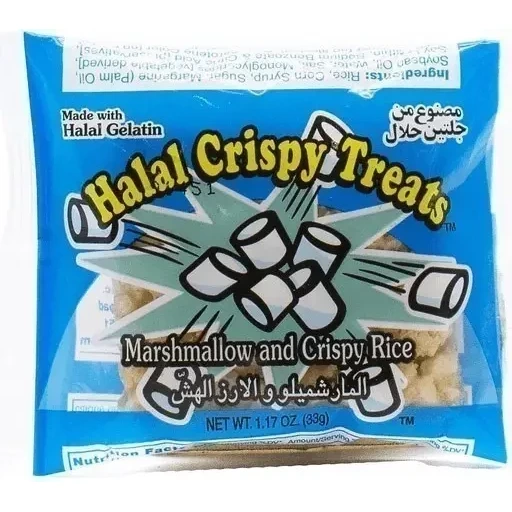 Halal Crispy Treats  - Marshmallo and Crispy Rice (1.17 oz pack)