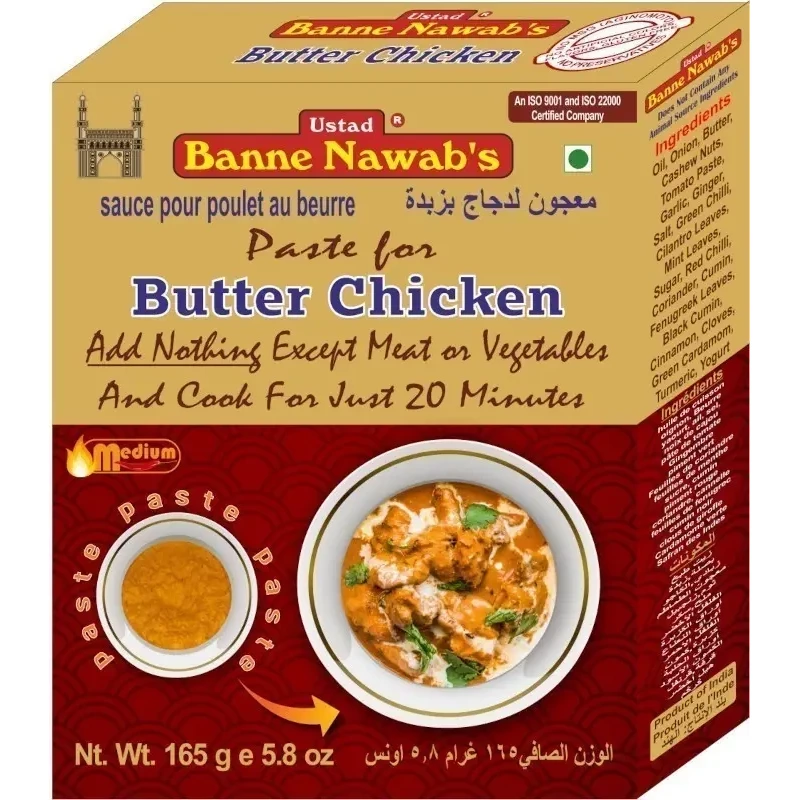 Ustad Banne Naab's Paste for Butter Chicken (5.8 oz box)