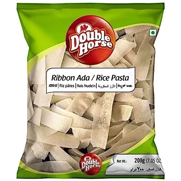 Double Horse Ribbon Ada / Rice Pasta (7.05 oz bag)