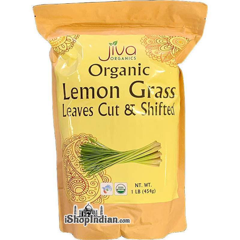 Jiva Organic Lemon Grass Leaves - Cut & Shifted (1 lb bag)