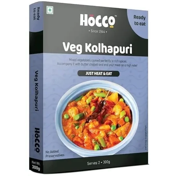 Hocco Veg Kolhapuri (Ready-to-Eat) (10.58 oz box)