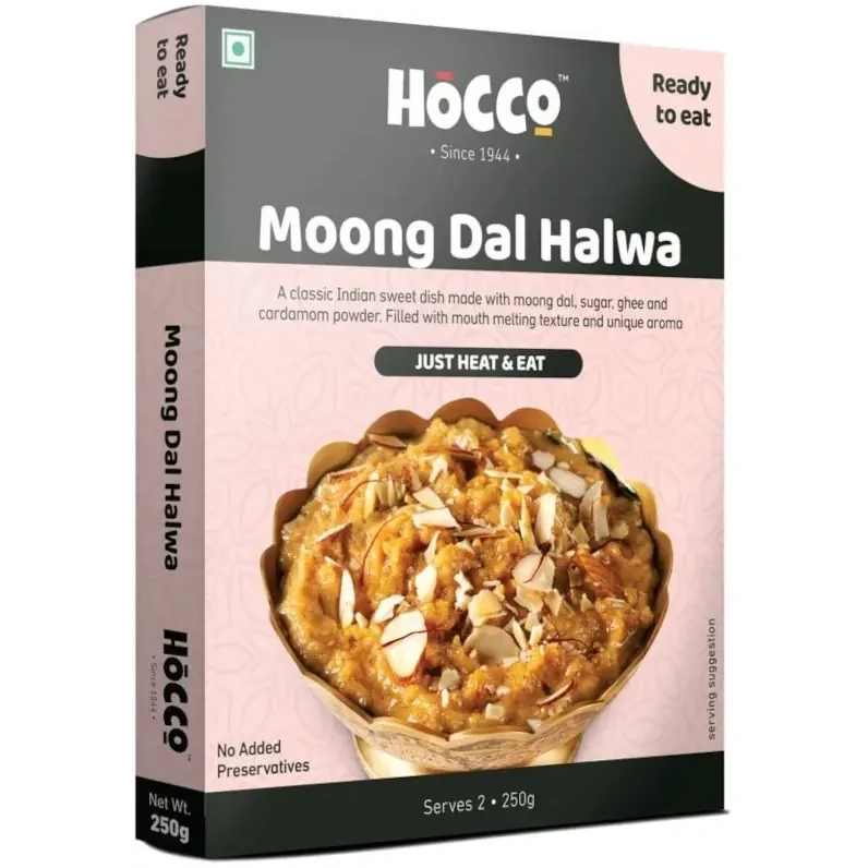 Hocco Moong Dal Halwa (Ready-to-Eat) (8.8 oz box)