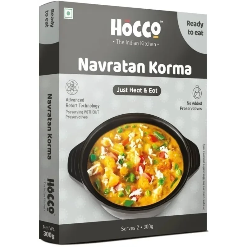 Hocco Navratan Korma (Ready-to-Eat) (10.58 oz box)