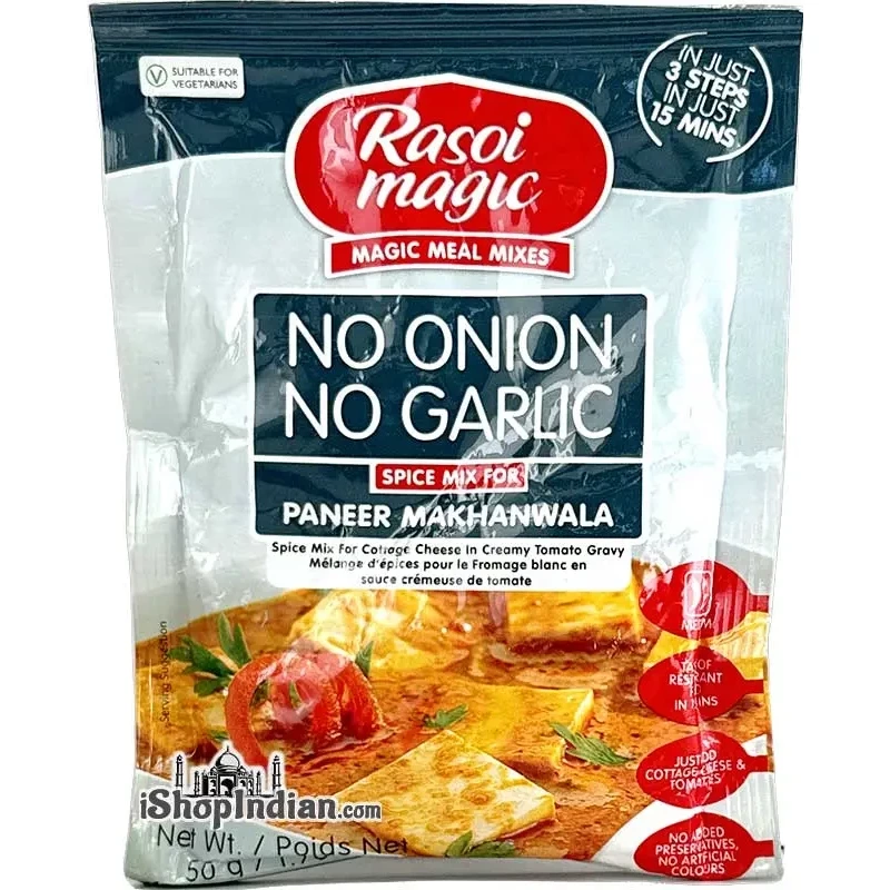 Rasoi Magic Paneer Makhanala Spice Mix - No Onion, No Garlic (1.76 oz bag)