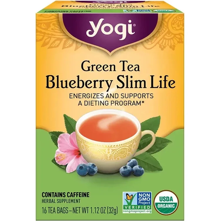 Yogi Green Tea - Blueberry Slim Life Tea (16 ct box)