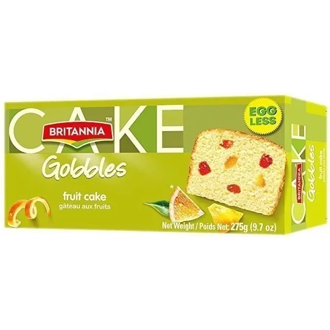 Britannia Fruit Cake - Eggless - 9.7 oz (9.7 oz box)