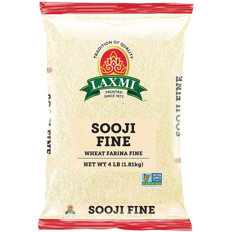 Laxmi Sooji Fine - Wheat Farina - 4 lb (4 lb bag)
