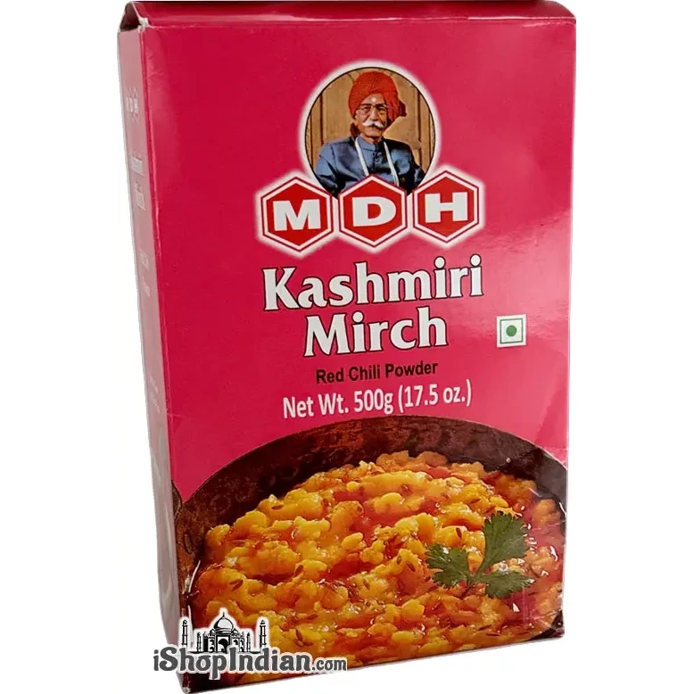 MDH Kashmiri Mirch (chili) Poder - Economy Pack - 17.5 Oz (17.5 oz box)