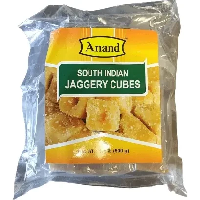 Anand South Indian Jaggery Cubes (Yello) (1.1 lbs bag)