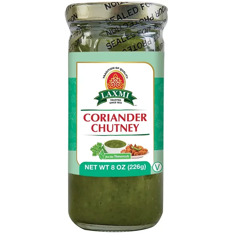 Laxmi Coriander Chutney (8 oz jar)