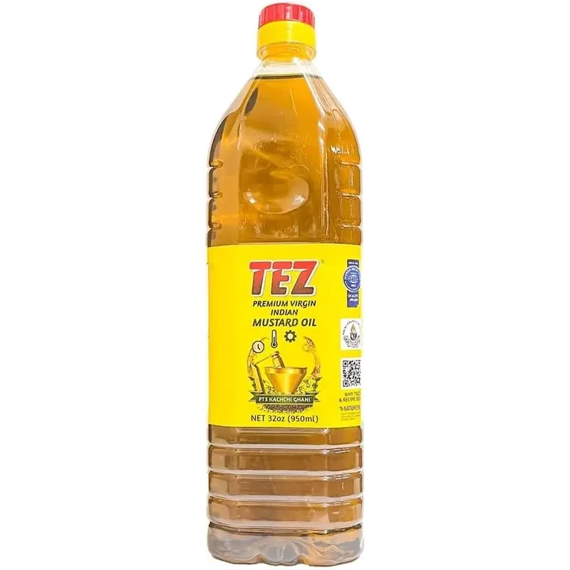 Tez Mustard Oil - 950 ml (950 ml Bottle)