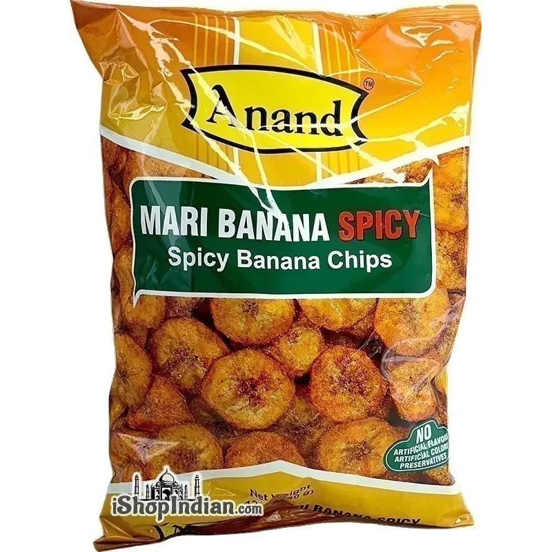 Anand Mari Banana Spicy (Spicy Banana Chips) (12 oz bag)