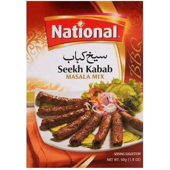 National Seekh Kabab Spice Mix (46 gm box)