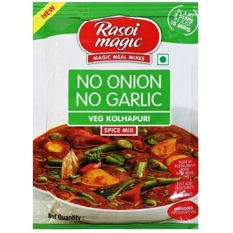 Rasoi Magic Veg Kolhapuri Spice Mix - No Onion, No Garlic (45 gm pack)