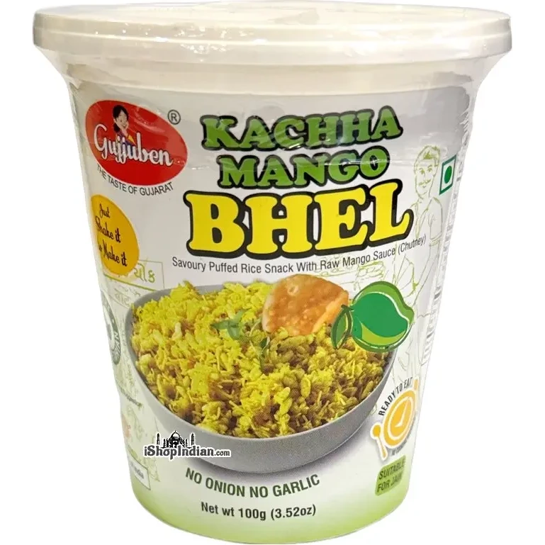 Gujjuben Kachha Mango Bhel (No Onion, No Garlic) (100 gm box)