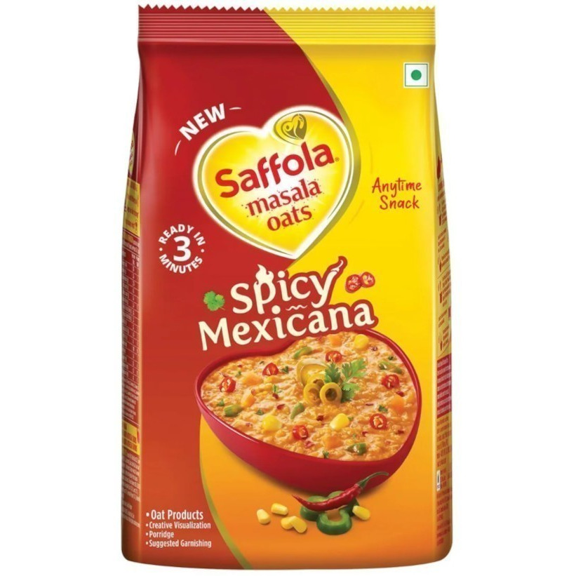 Saffola Masala Oats - Spicy Mexicana (14 oz pack)