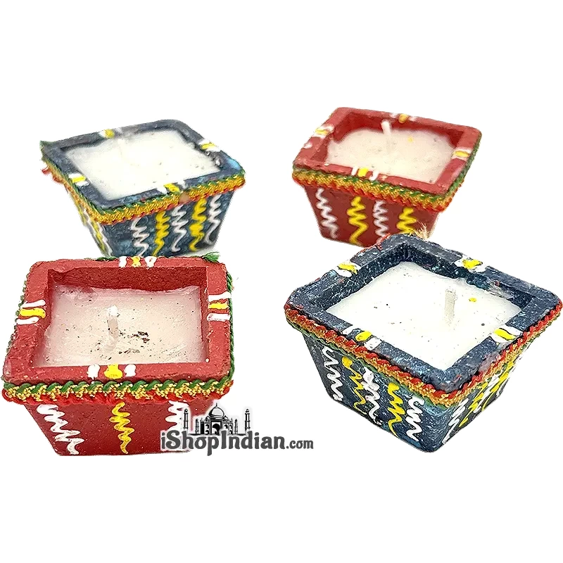 Square Diyas - 24 pack (24 diyas)