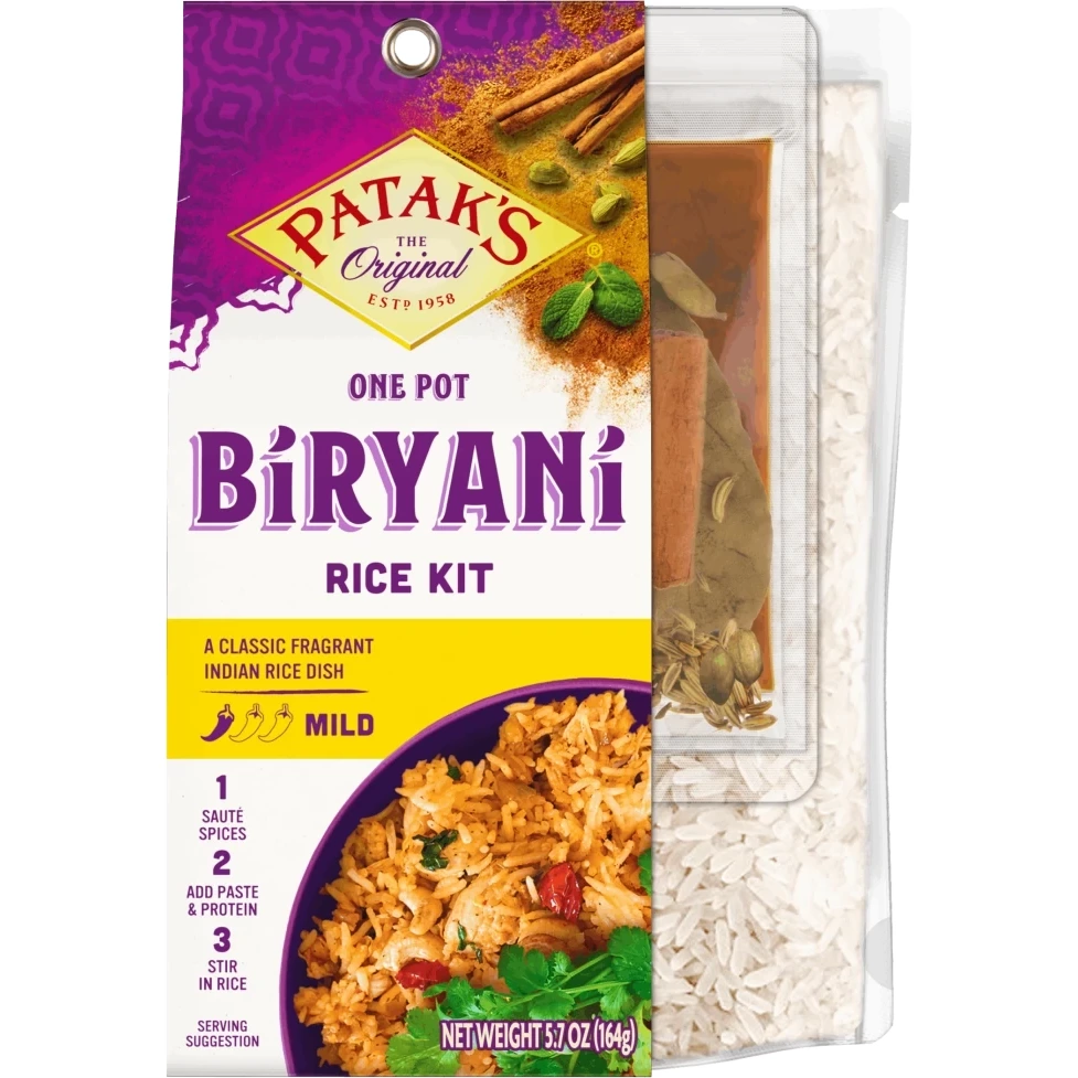 Patak's One Pot Biryani Rice Kit (5.7 oz Pack)