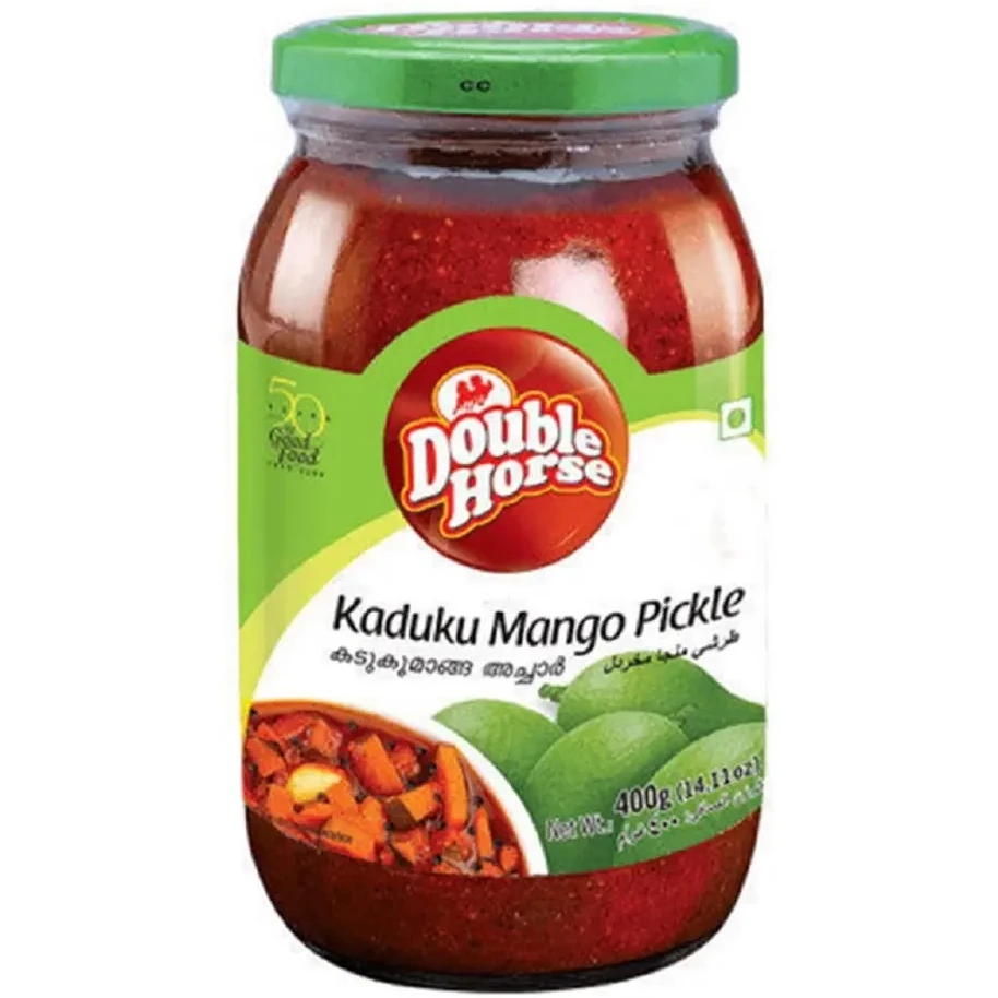 Double Horse Kaduku Mango Pickle (14.11 oz Jar)