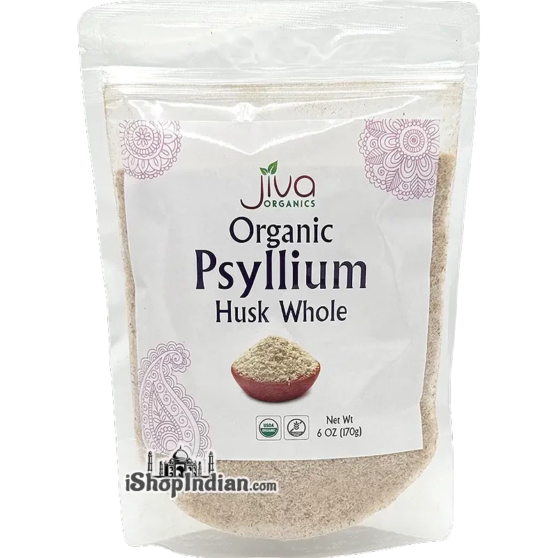 Jiva Organics Psyllium Husk Whole (6 oz bag)