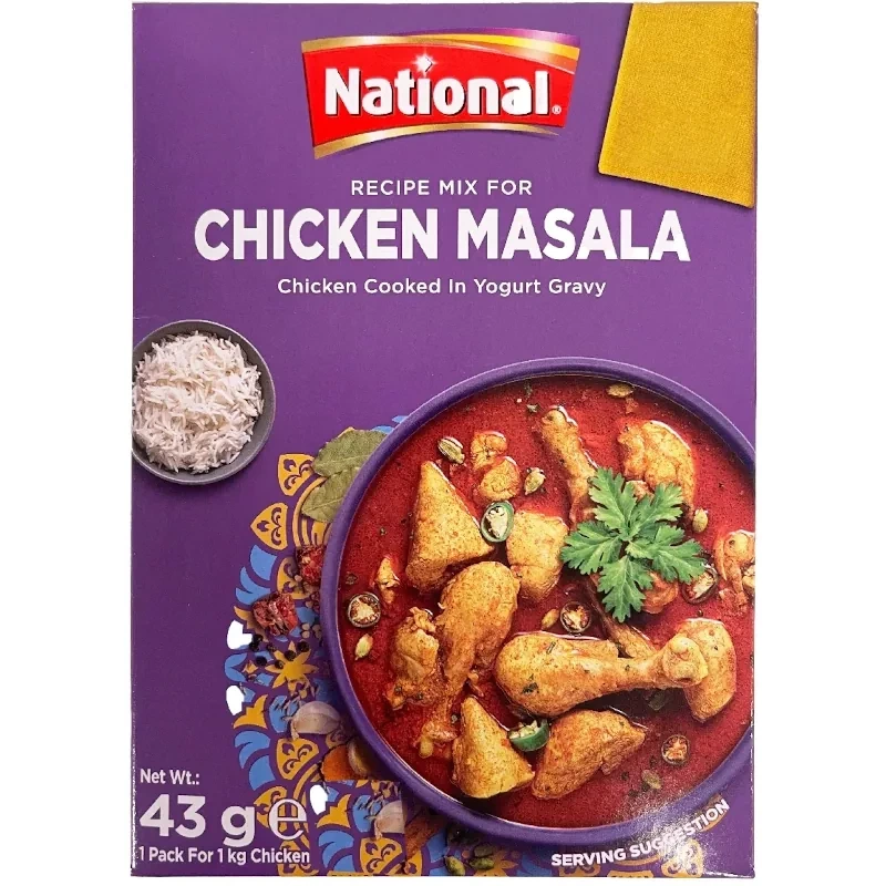 National Chicken Masala Mix (43 gm box)