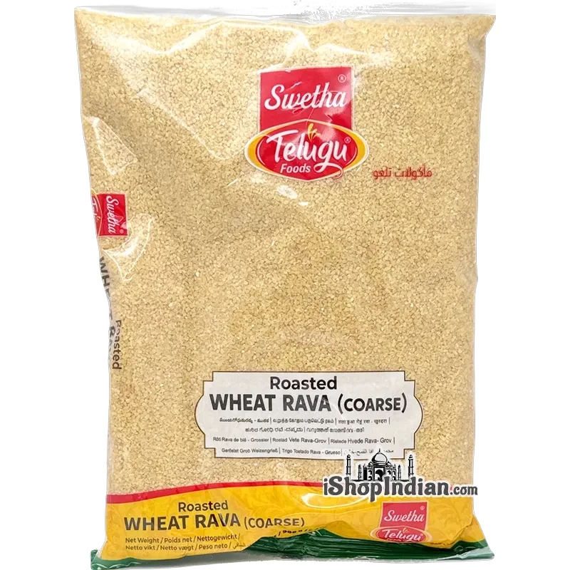 Setha Roasted Wheat Rava (Coarse) (2 lb bag)