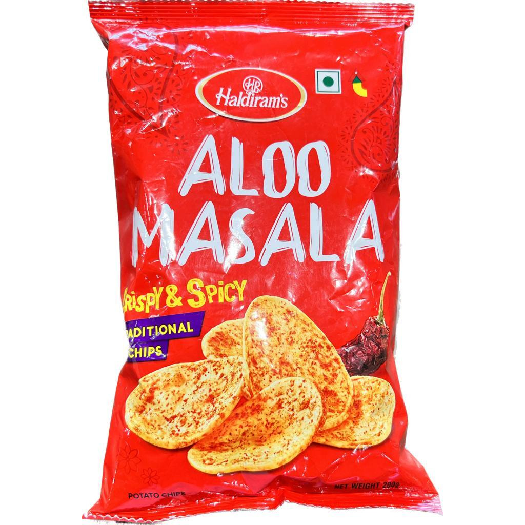 Haldiram's Aloo Masala Chips (Spicy Potato Chips) (5.29 oz bag)