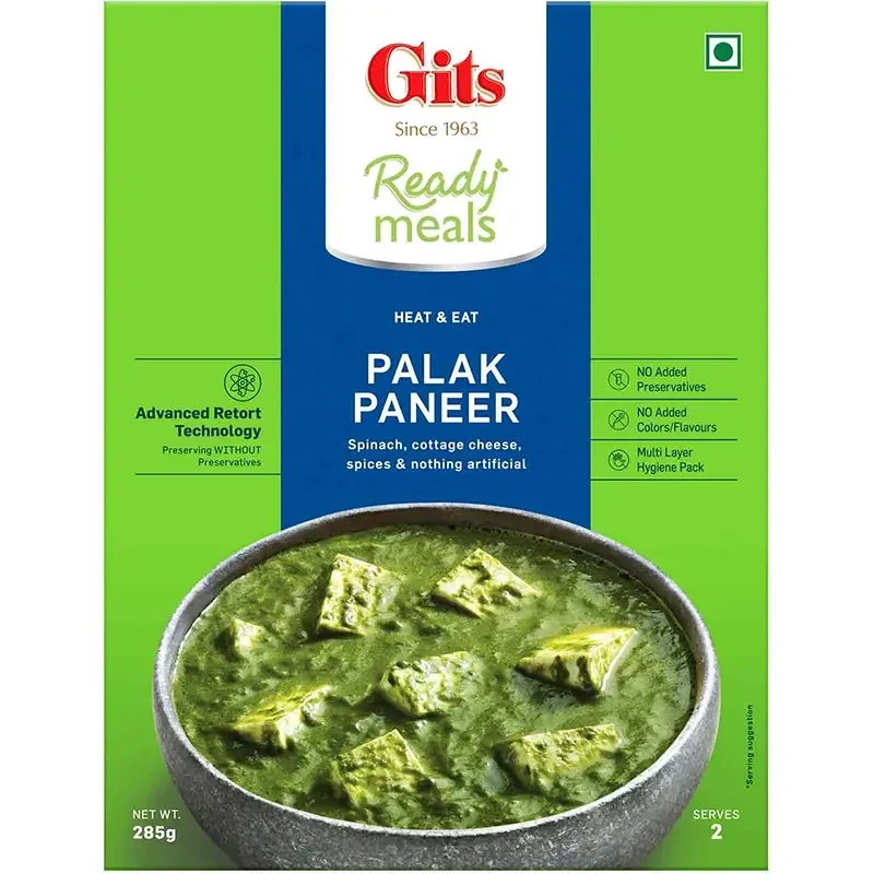 Gits Palak Paneer (Ready-to-Eat) (10.5 oz box)