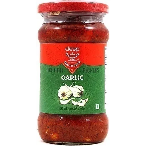 Deep South India Garlic Pickle (300 gm bottle)