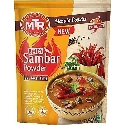 MTR Sambar Poder - Spicy - Extra Hot (100 gm bag)