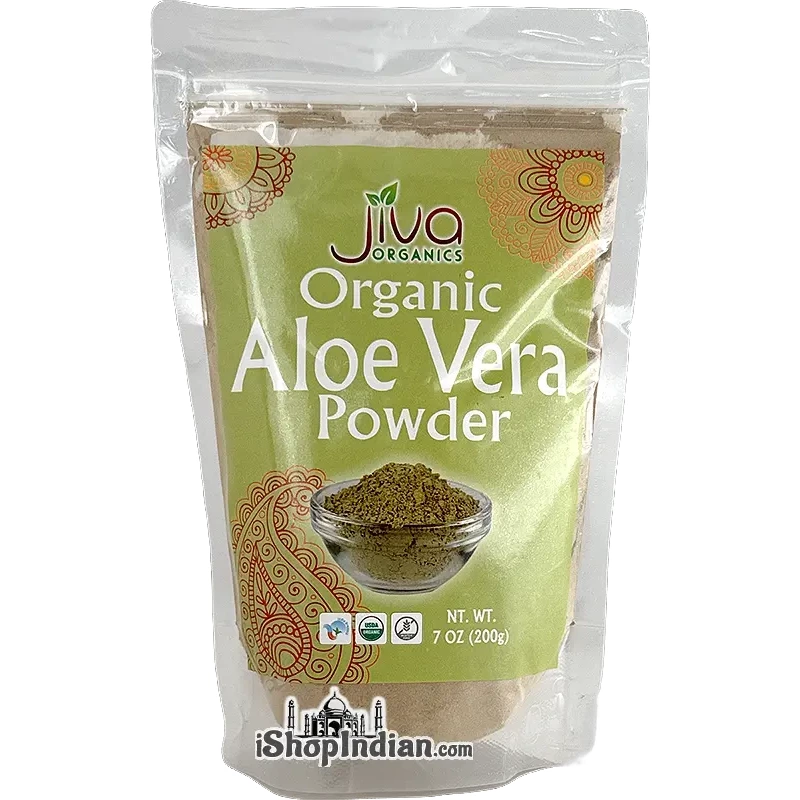 Jiva Organics Aloe Vera Powder (7 Oz Pack)