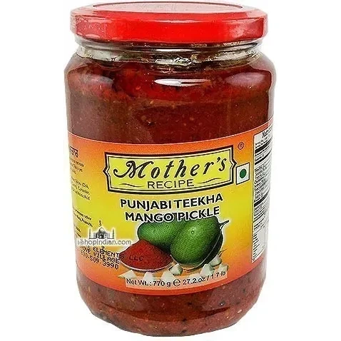 Mother's Recipe Punjabi Teekha Mango Pickle (17.64 oz jar)