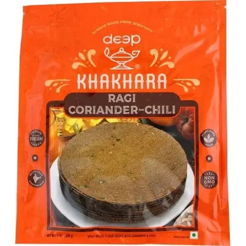 Deep Khakhara - Ragi Coriander-Chili (7 Oz Pack)