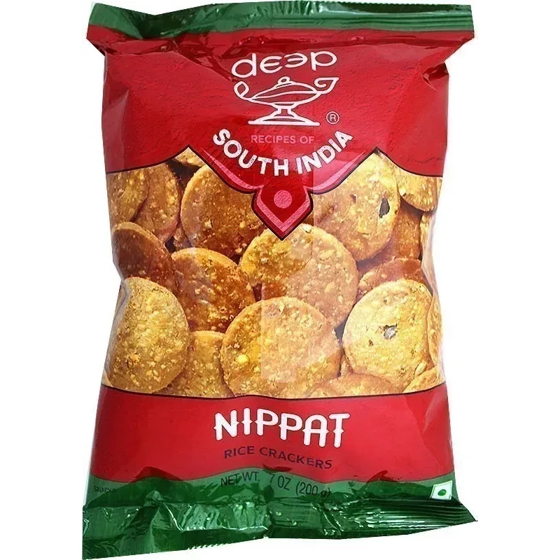 Deep South India Nippat - Rice Crackers (7 oz bag)