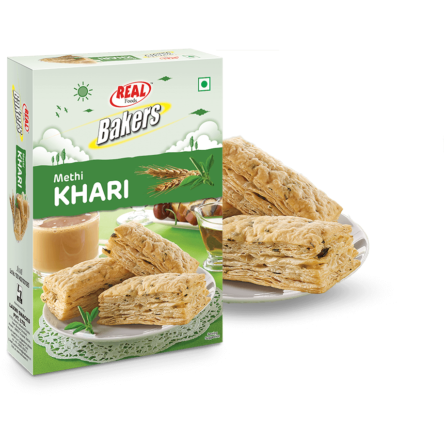 Real Bakers Methi Khari - 400 Gm (14 Oz)