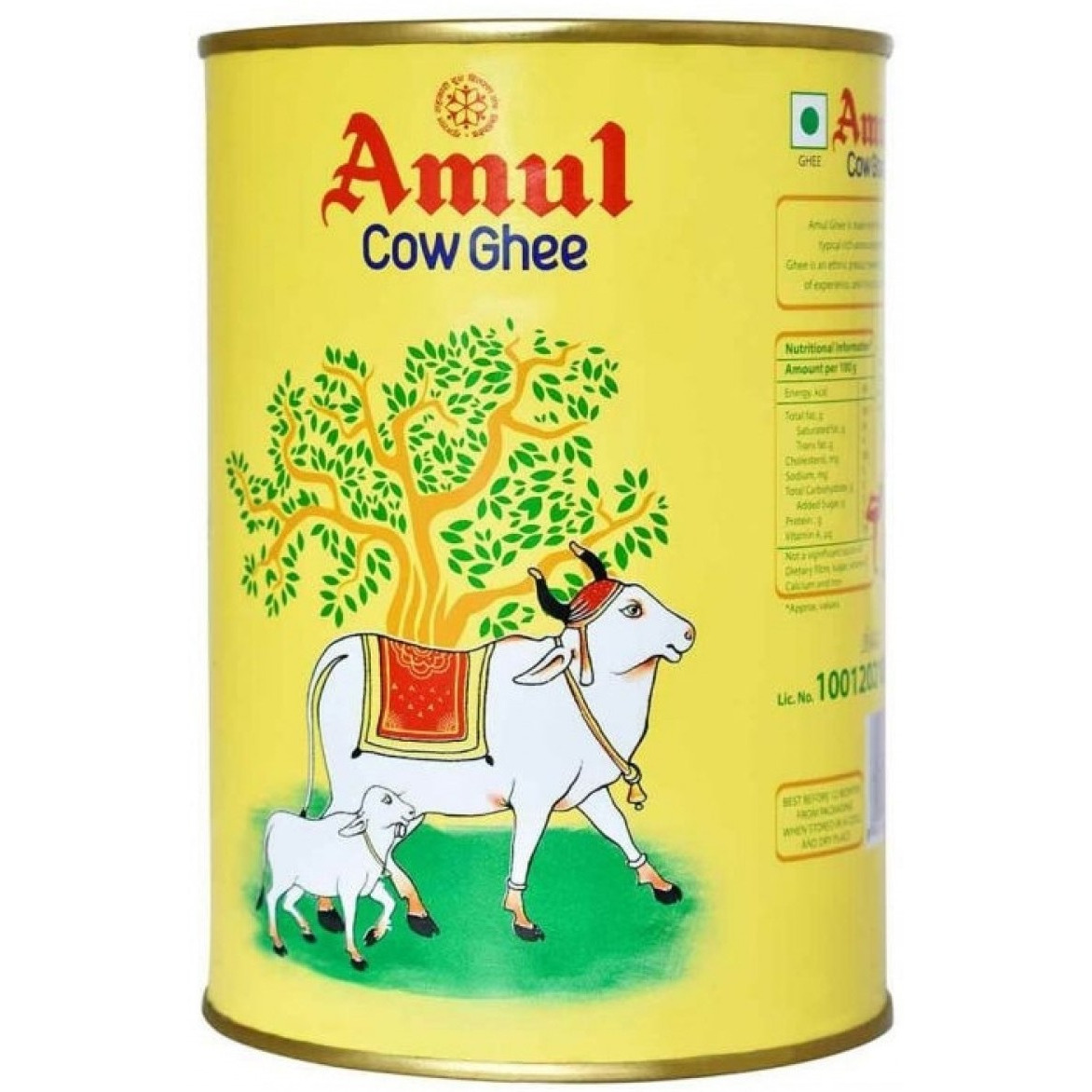 Case of 12 - Amul Cow Ghee - 1 L (975 Gm)