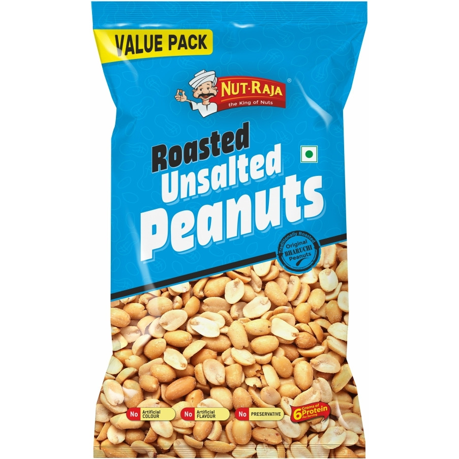 Case of 20 - Jabsons Roasted Unsalted Peanuts - 320 Gm (11.29 Oz)