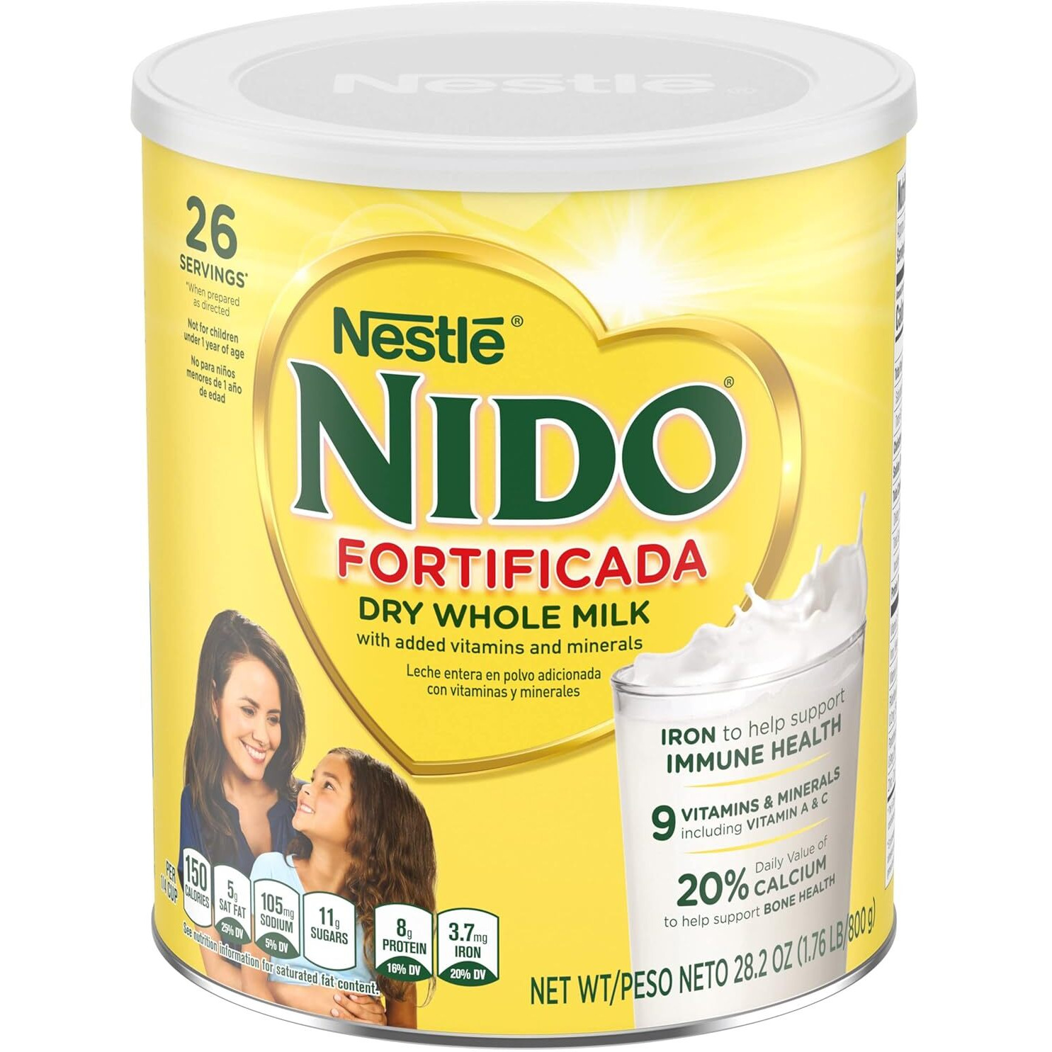 Nestle Nido Instant Dry Milk - 800 Gm