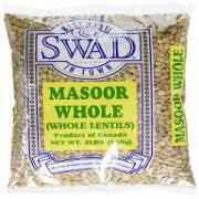 Swad Masoor Whole Lentils - 4 Lbs