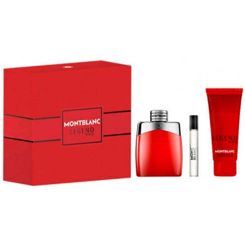 Mont Blanc Legend Red 3 Piece Gift Set