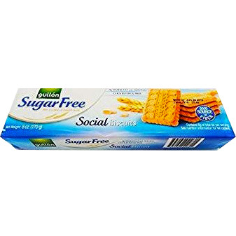 Gullon Sugar Free Social Biscuits - 170 Gm (6 Oz)