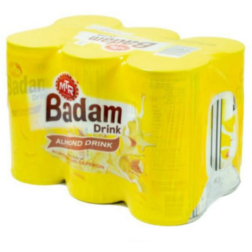 Case of 8 - Mtr 6 Pack Cans Badam Drink - 180 Ml (6.08 Oz)