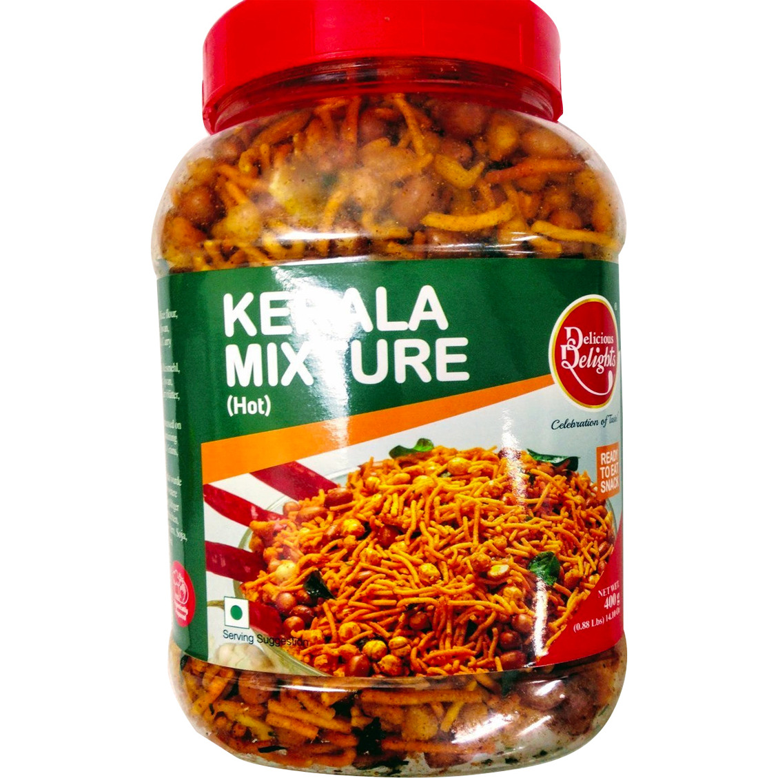 Delight Kerala Mixture Hot - 400 Gm (14.1 Oz)